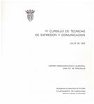 IV CURSILLO DE TECNICAS DE EXPRESION Y COMUNICACION | 9999900038927 | Porcioles, Jose Maria De | Llibres de Companyia - Libros de segunda mano Barcelona