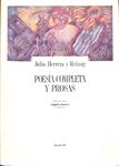 POESIA COMPLETA Y PROSAS | 9999900238495 | Herrera y Reissig, Julio | Llibres de Companyia - Libros de segunda mano Barcelona