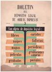 BOLETIN DEL DEPOSITO LEGAL DE OBRAS IMPRESAS 3 | 9999900039542 | Llibres de Companyia - Libros de segunda mano Barcelona