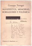 MANIFIESTOS, MEMORIAS, BORRADORES Y POLEMICA | 9999900048476 | Terragni, Giuseppe | Llibres de Companyia - Libros de segunda mano Barcelona