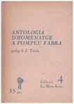 ANTOLOGIA D'HOMENATGE A POMPEU FABRA | 9999900040296 | Llibres de Companyia - Libros de segunda mano Barcelona