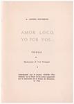 AMOR LOCO, YO POR VOS... | 9999900170108 | ANDREU-FONTIRROIG, M | Llibres de Companyia - Libros de segunda mano Barcelona