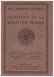 REGLAMENTO GENERAL DEL INSTITUTO DE LA MUJER QUE TRABAJA | 9999900040029 | Llibres de Companyia - Libros de segunda mano Barcelona