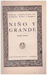 NIÑO Y GRANDE | 9999900096941 | Miró, Gabriel | Llibres de Companyia - Libros de segunda mano Barcelona