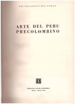 ARTE DEL PERU PRECOLOMBINO | 9999900124828 | Cossío del Pomar, Felipe | Llibres de Companyia - Libros de segunda mano Barcelona