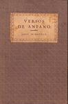 VERSOS DE ANTAÑO | 9999900015386 | Miralpeix, José | Llibres de Companyia - Libros de segunda mano Barcelona