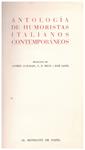 ANTOLOGIA DE HUMORISTAS ITALIANOS CONTEMPORANEOS | 9999900234992 | Janés, José y Andrés Guilmain, G. B. Ricci | Llibres de Companyia - Libros de segunda mano Barcelona