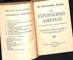 LAS EXPLOTACIONES AGRICOLAS | 9999900099157 | Fages de Climent, Ignacio | Llibres de Companyia - Libros de segunda mano Barcelona