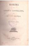 GRAMÁTICA DE LA LENGUA CASTELLANA POR LA ACADEMIA ESPAÑOLA. | 9999900083194 | Llibres de Companyia - Libros de segunda mano Barcelona