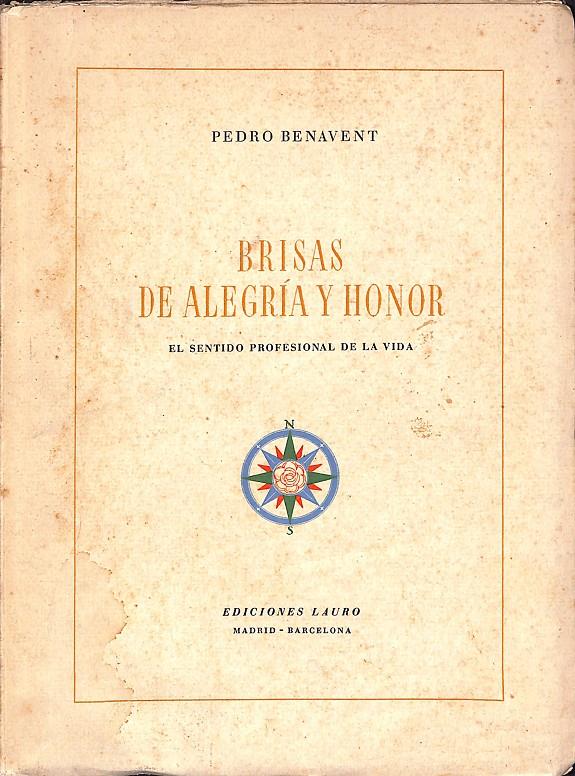 BRISAS DE ALEGRIA Y HONOR | 9999900237177 | Benavent, Pedro | Llibres de Companyia - Libros de segunda mano Barcelona