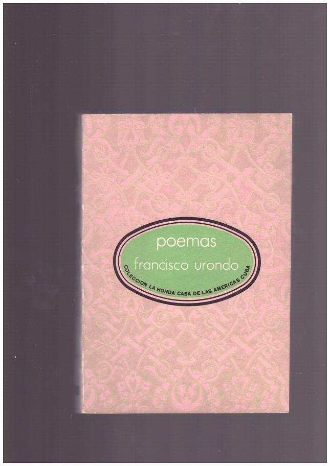 POEMAS | 9999900166378 | URONDO, FRANCISCO | Llibres de Companyia - Libros de segunda mano Barcelona