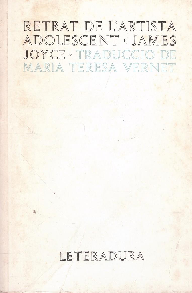 RETRAT  DE L'ARTISTA ADOLESCENT | 9999900234831 | Joyce, James | Llibres de Companyia - Libros de segunda mano Barcelona