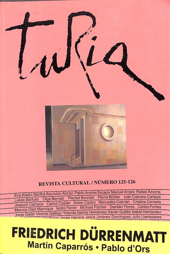 TURIA. Revista Cultural/ Número 125/126 | 9999900238228 | Llibres de Companyia - Libros de segunda mano Barcelona