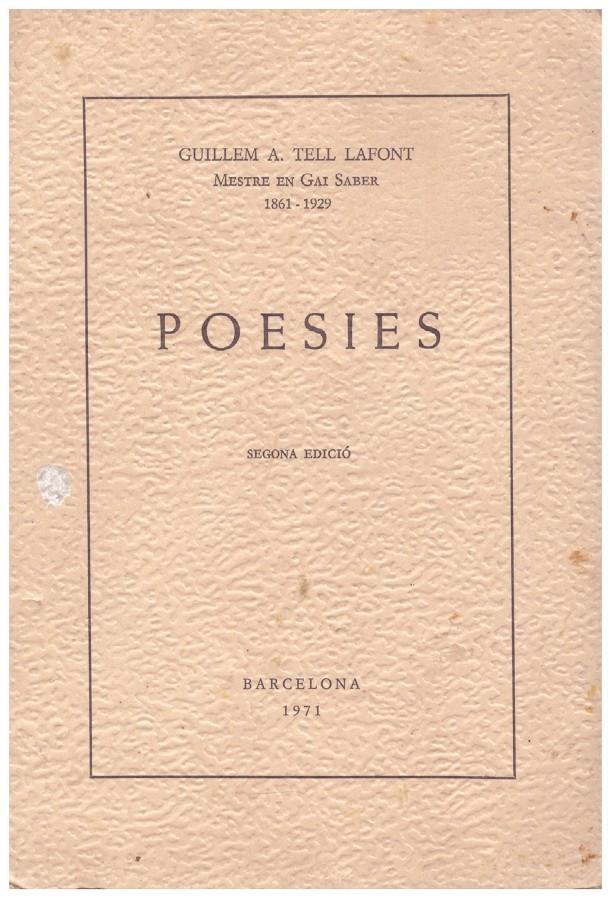 POESIES | 9999900099812 | Tell Lafont, Guillem A. | Llibres de Companyia - Libros de segunda mano Barcelona