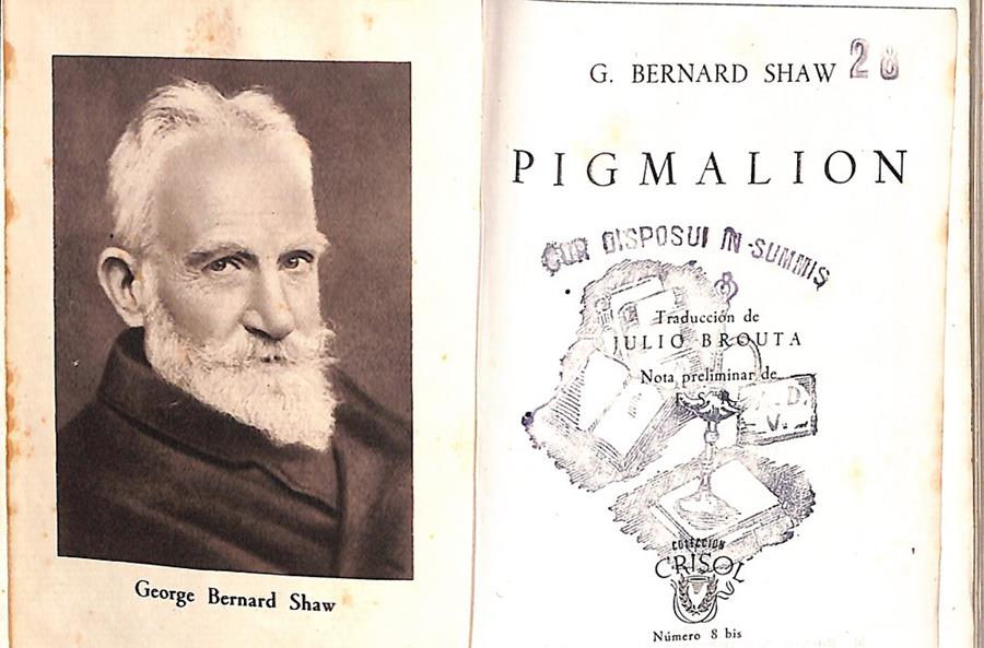 PIGMALION | 9999900237252 | Bernard Shaw, G | Llibres de Companyia - Libros de segunda mano Barcelona