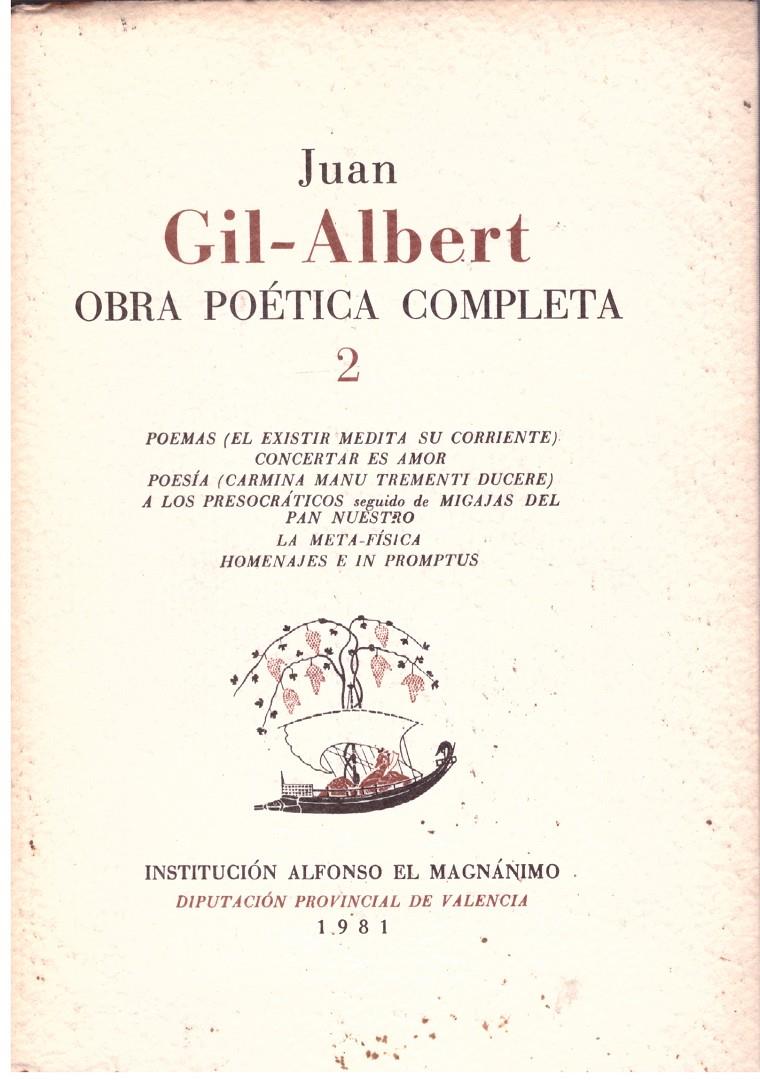 OBRA POETICA COMPLETA VOL 2 | 9999900180534 | GIL ALBERT, JUAN | Llibres de Companyia - Libros de segunda mano Barcelona