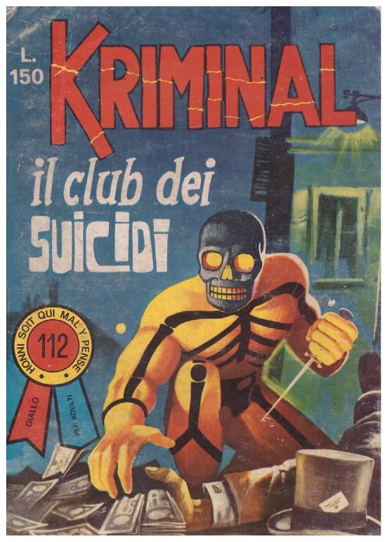 KRIMINAL, Il Club dei Suicidi | 9999900145311 | Llibres de Companyia - Libros de segunda mano Barcelona