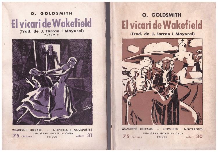 EL VICARI DE WAKEFIELD (2 Vol.) | 9999900041675 | Goldsmith, Oliver | Llibres de Companyia - Libros de segunda mano Barcelona