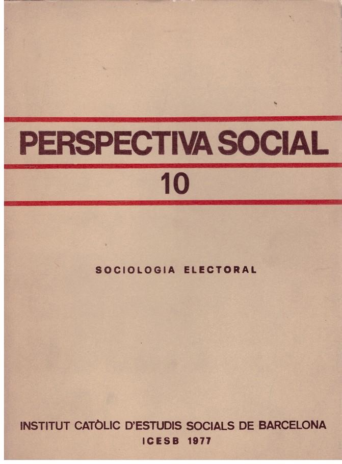 PERSPECTIVA SOCIAL, 10 | 9999900014624 | Llibres de Companyia - Libros de segunda mano Barcelona