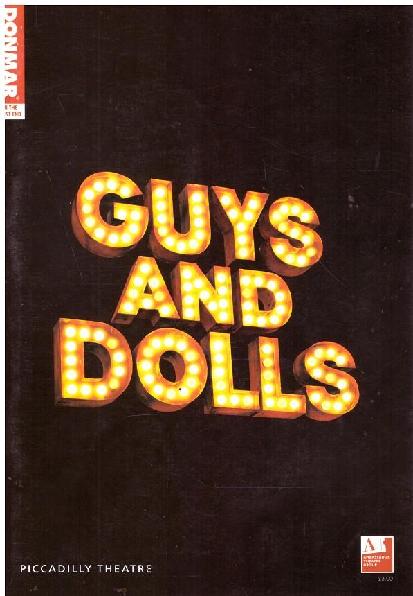 GUYS AND DOLLS. Piccadilly Theatre. | 9999900112603 | Llibres de Companyia - Libros de segunda mano Barcelona