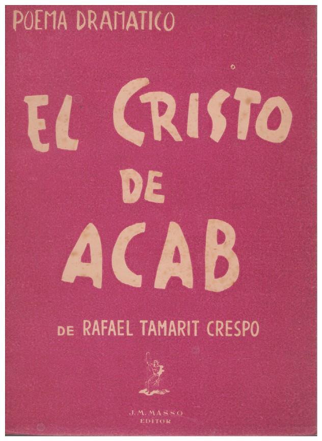 EL CRISTO DE ACAB | 9999900100907 | Tamarit Crespo, Rafael | Llibres de Companyia - Libros de segunda mano Barcelona