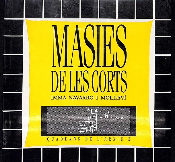 MASIES DE LES CORTS | 9999900237016 | Navarro i Molleví, Imma | Llibres de Companyia - Libros de segunda mano Barcelona