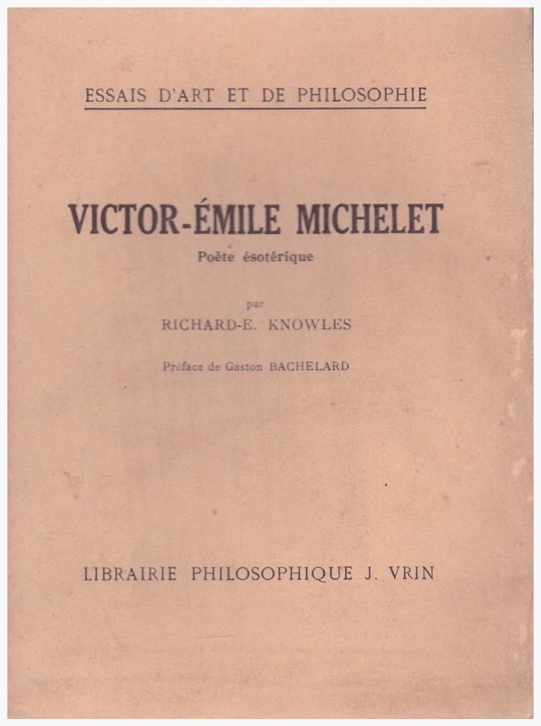 VICTOR-ÉMILE MICHELET | 9999900116472 | Knowles, Richard-E | Llibres de Companyia - Libros de segunda mano Barcelona