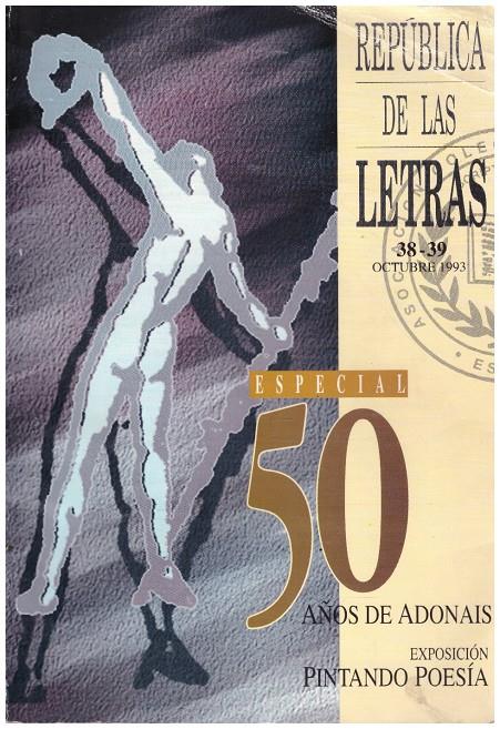 REPUBLICA DE LAS LETRAS 38 - 39 OCTUBRE 1993 | 9999900014822 | Llibres de Companyia - Libros de segunda mano Barcelona