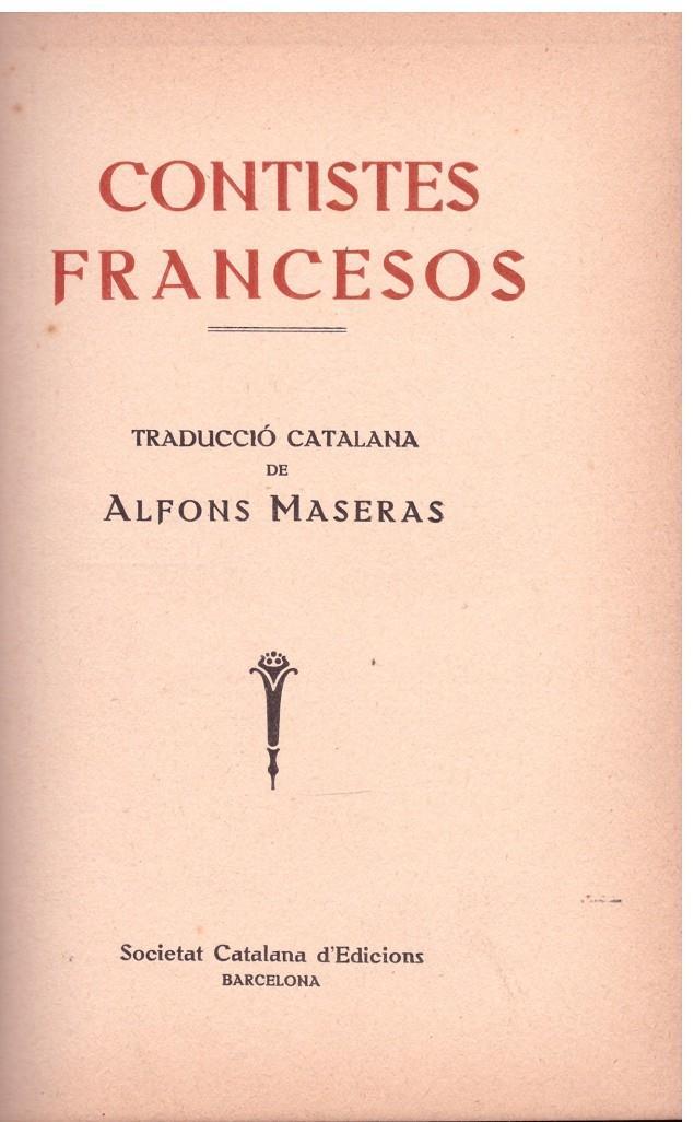 CONTISTES FRANCESOS | 9999900023473 | Llibres de Companyia - Libros de segunda mano Barcelona