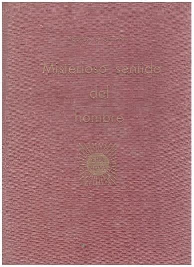 MISTERIOSO SENTIDO DEL HOMBRE | 9999900040357 | S- Ocaña, Pedro | Llibres de Companyia - Libros de segunda mano Barcelona