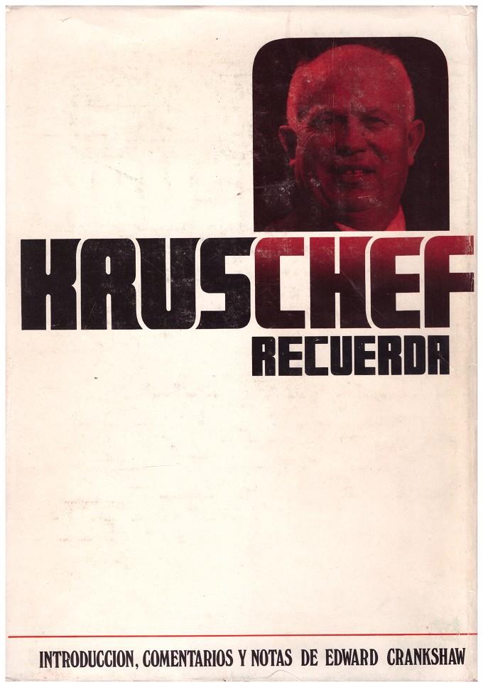 KRUSCHEF, RECUERDA (Kruschef, Remmembers) | 9999900136876 | Llibres de Companyia - Libros de segunda mano Barcelona