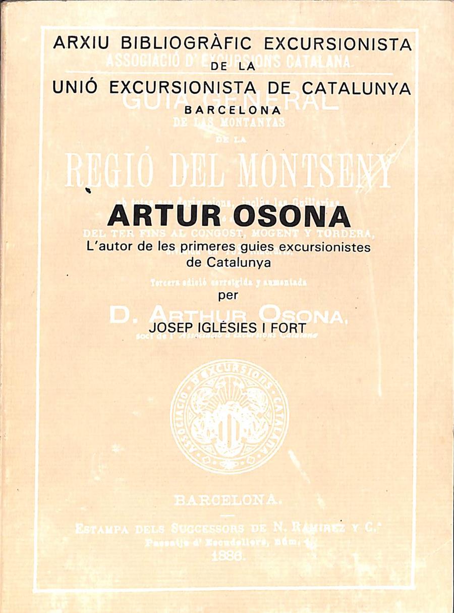 ARTUR OSONA | 9999900236071 | Iglesies i Fort, Josep | Llibres de Companyia - Libros de segunda mano Barcelona