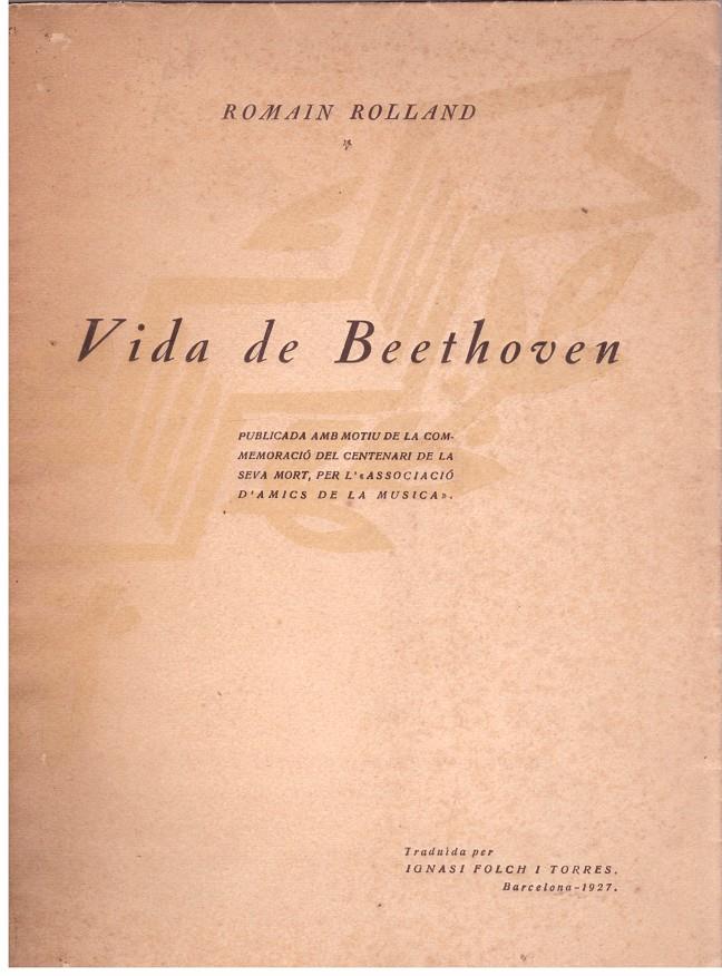 VIDA DE BEETHOVEN | 9999900015720 | Rolland, Romain. | Llibres de Companyia - Libros de segunda mano Barcelona