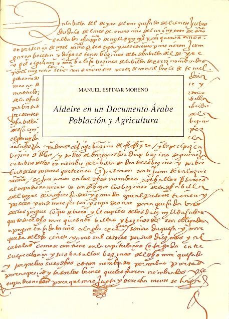 ALDEIRE EN UN DOCUMENTO ÁRABE POBLACIÓN Y AGRICULTURA | 9999900238778 | Llibres de Companyia - Libros de segunda mano Barcelona