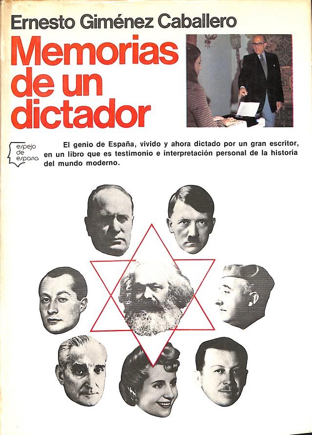 MEMORIAS DE UN DICTADOR | 9999900237054 | Gimenez, Caballero Ernesto | Llibres de Companyia - Libros de segunda mano Barcelona