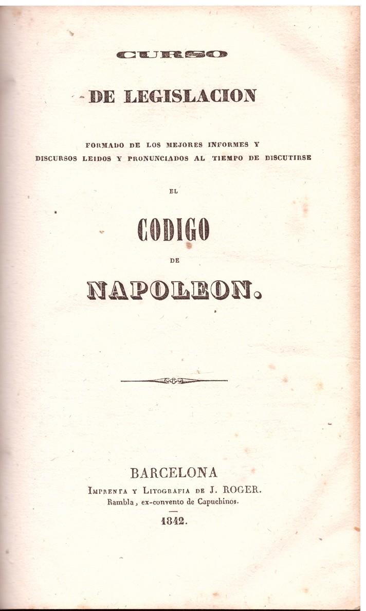 CURSO DE LEGISLACIÓN. Tomo tercero | 9999900016048 | Llibres de Companyia - Libros de segunda mano Barcelona